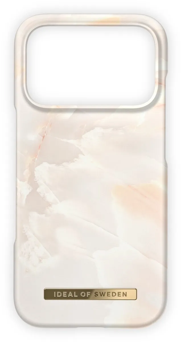 iDeal of Sweden iPhone 17 Pro Max Backcover Rose Pearl Marble