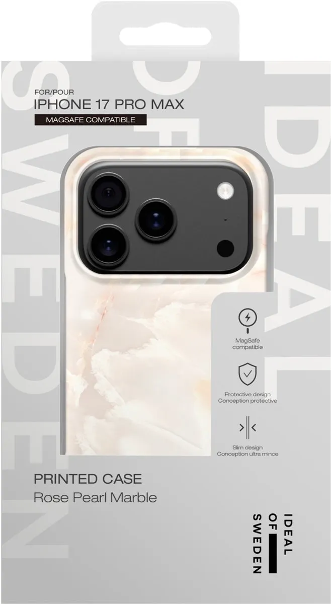 iDeal of Sweden iPhone 17 Pro Max Backcover Rose Pearl Marble - IDFCMS-I2567P-257