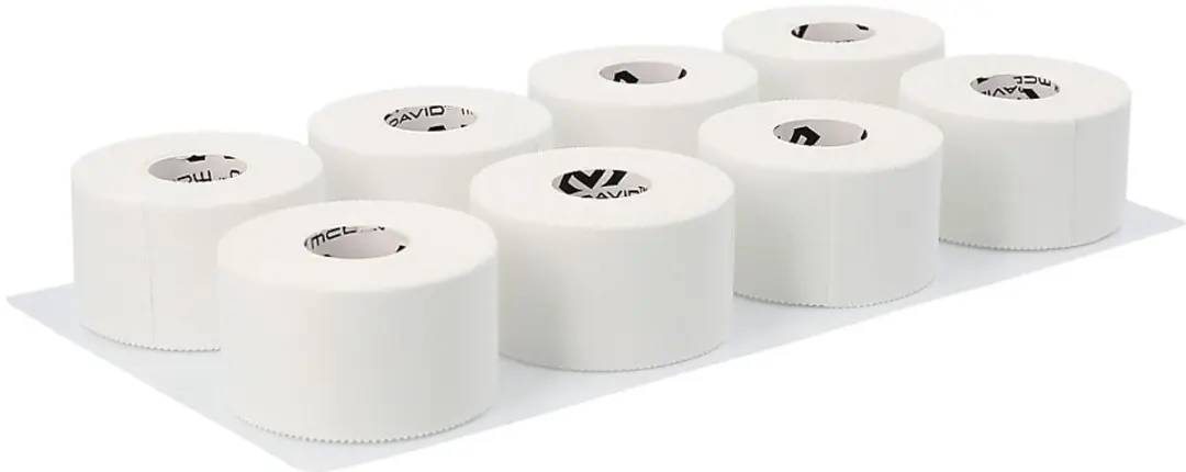 McDavid Eurotape Plakband 3.8cm x 10m - 24 Rollen Wit - afbeelding 2 van 5