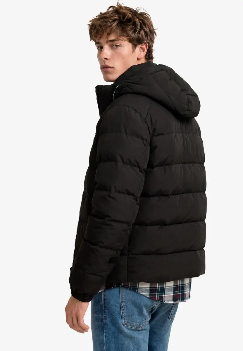 Superdry Sports Puffer Jack Met Capuchon - Zwart - M - afbeelding 3 van 6