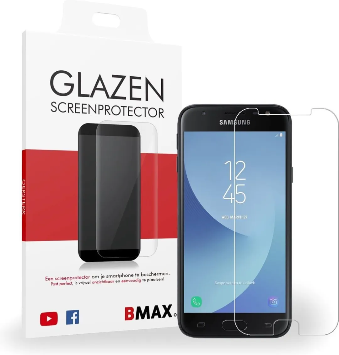 BMAX Glazen Screenprotector Samsung Galaxy J3 (2017)