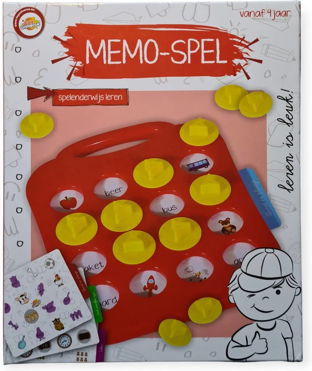 Memospel spelenderwijs leren