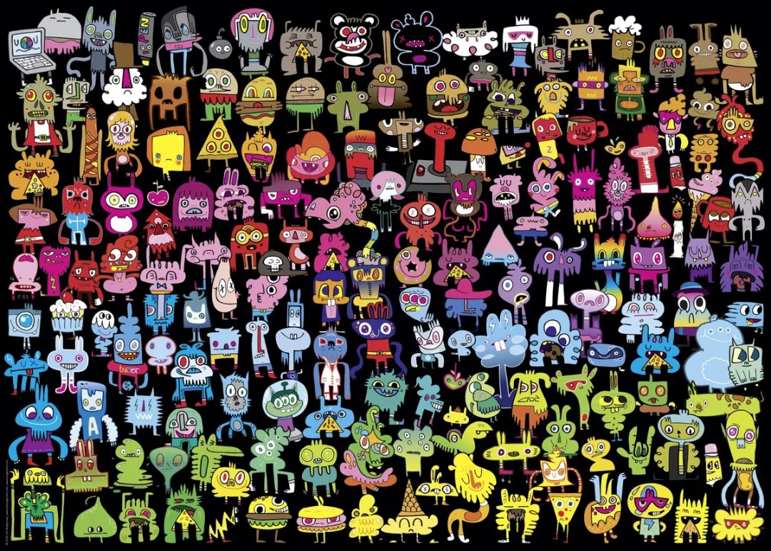Heye Doodle Rainbow Legpuzzel 1000 Stuks