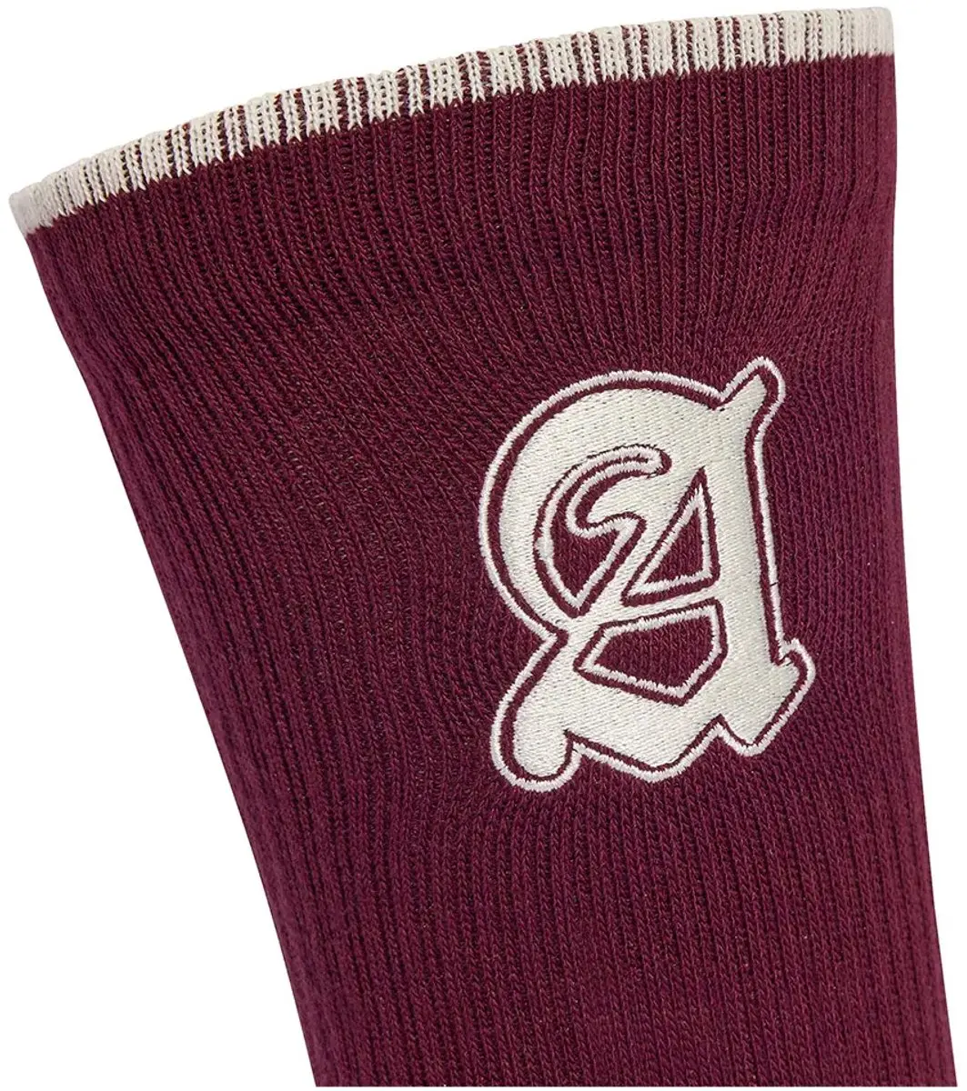 adidas Stadium Graphic Sokken - 2 Paar - Maroon/Ivory/Dark Blue - afbeelding 3 van 4