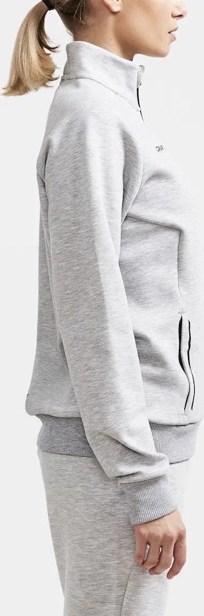 Craft CORE Soul Full Zip Jacket Dames - Grey Melange - afbeelding 5 van 5