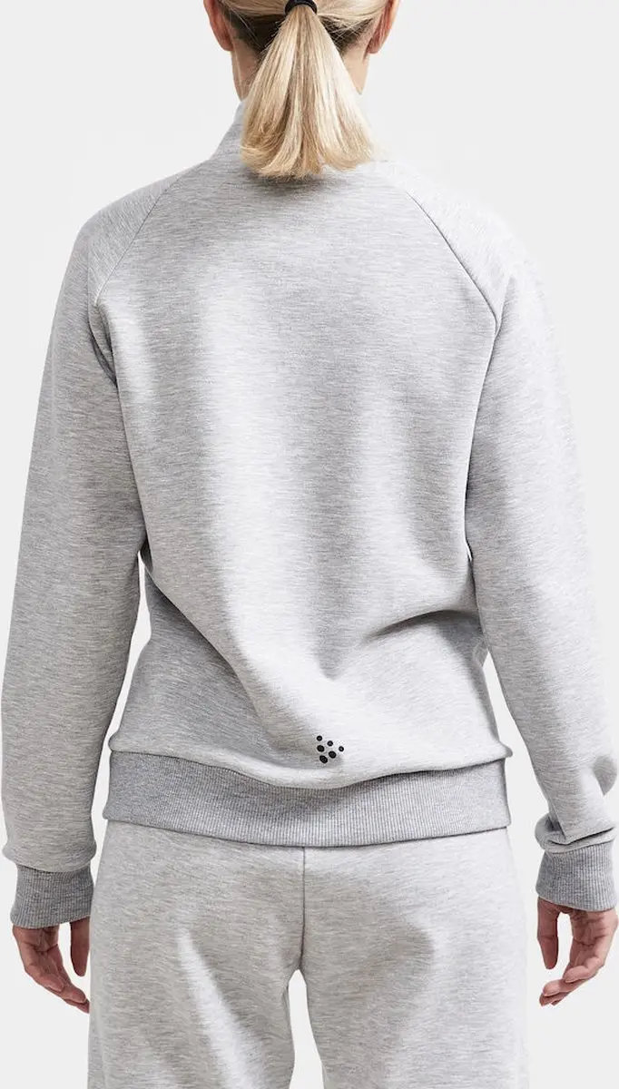 Craft CORE Soul Full Zip Jacket Dames - Grey Melange - afbeelding 3 van 5
