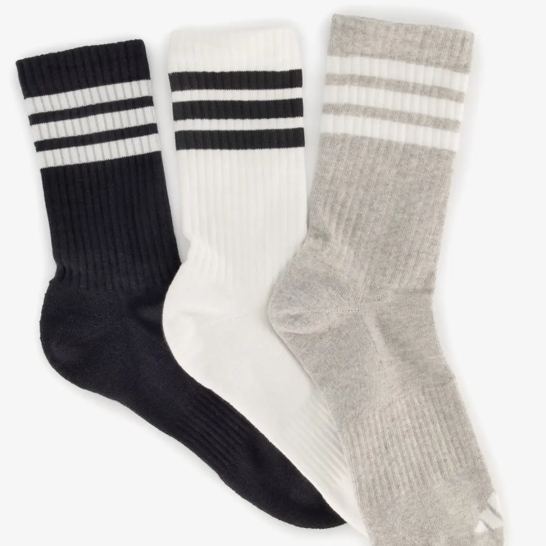 adidas 3-Stripes Crew Sokken - 3 Paar - afbeelding 3 van 6