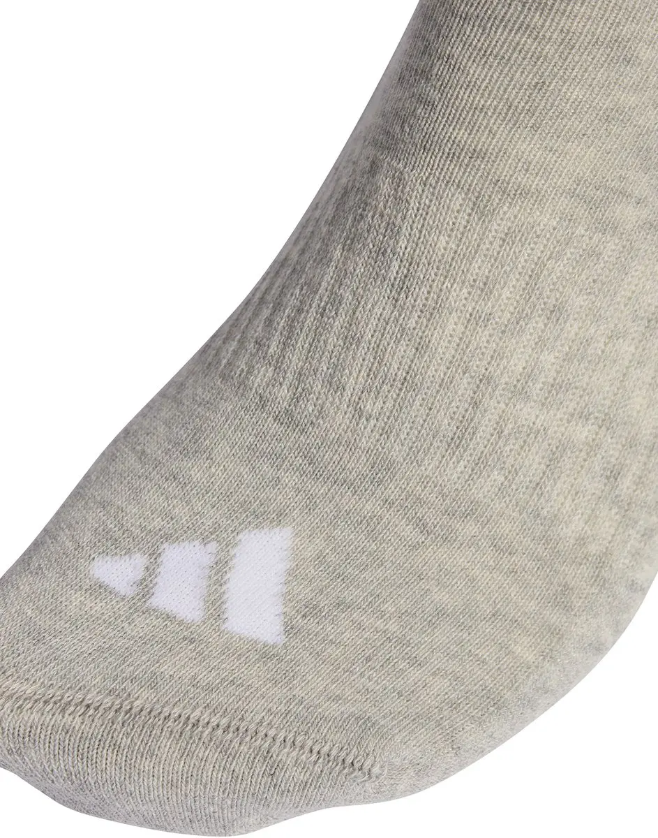 adidas 3-Stripes Crew Sokken - 3 Paar - Wit - afbeelding 4 van 6