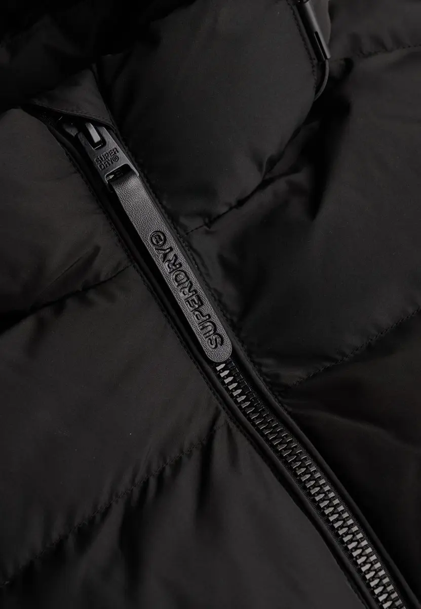 Superdry Sports Puffer Jack Dames met Capuchon - Zwart - afbeelding 4 van 6