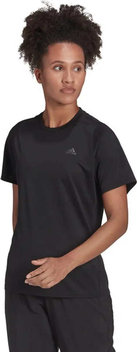 adidas Run Icons 3Bar Dames T-shirt - Zwart - XS - afbeelding 5 van 5