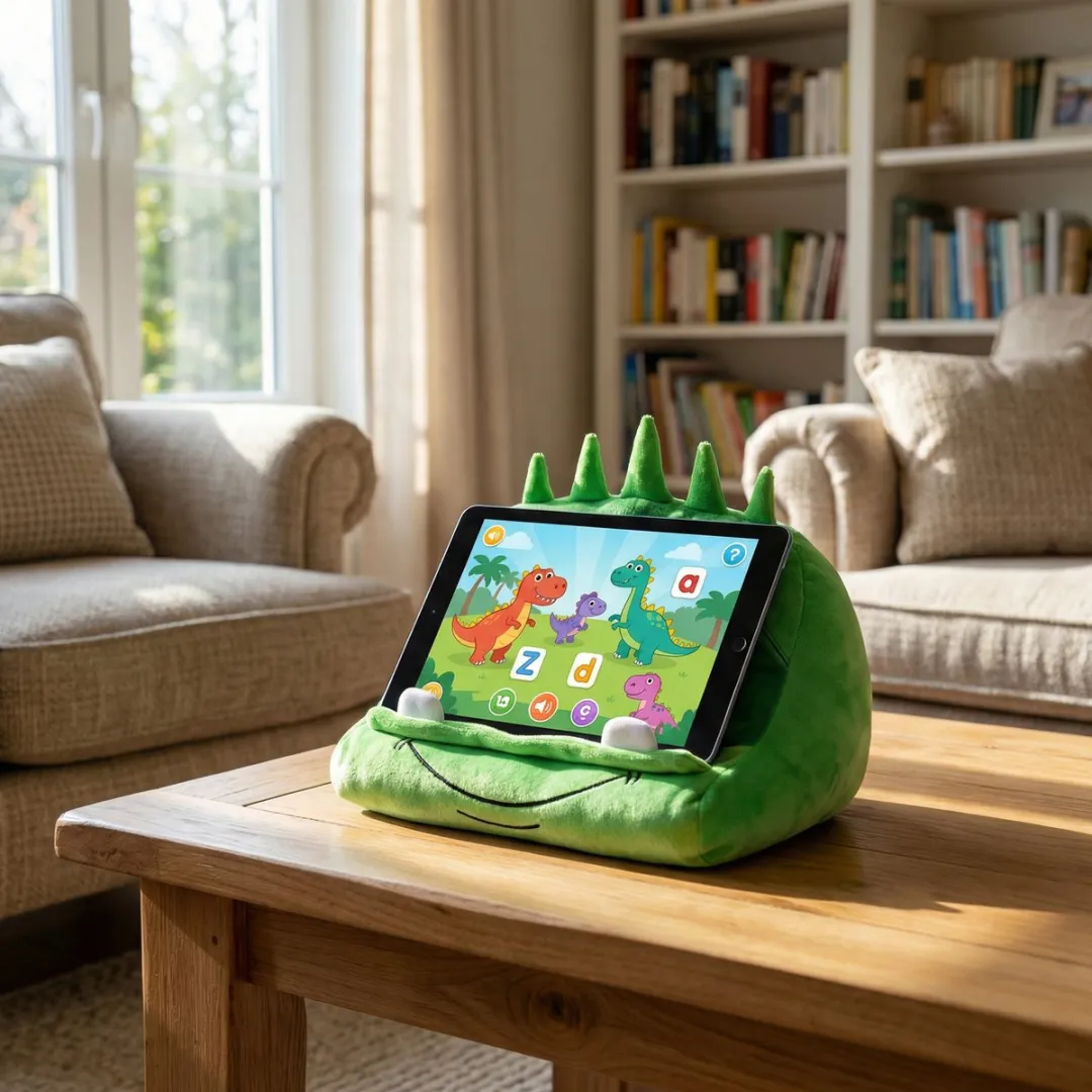 Eddy Toys Tablethouder Kussen 33x27x18cm - Groen
