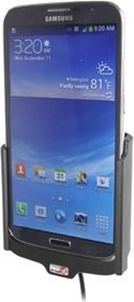 Brodit Actieve Houder Samsung Galaxy Mega 6.3 - 12/24V - Zwart