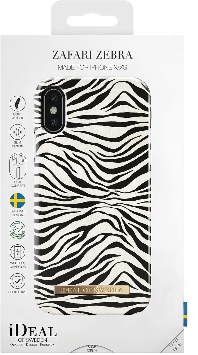 iDeal of Sweden iPhone X/XS Fashion Case - Zebra - IDFCAW19-IXS-153
