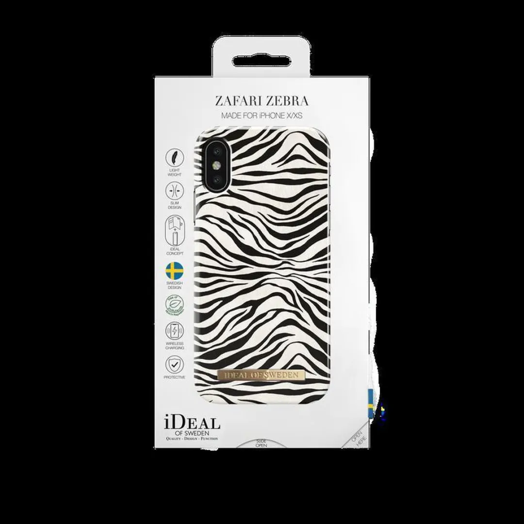 iDeal of Sweden iPhone X/XS Fashion Case - Zebra - IDFCAW19-IXS-153