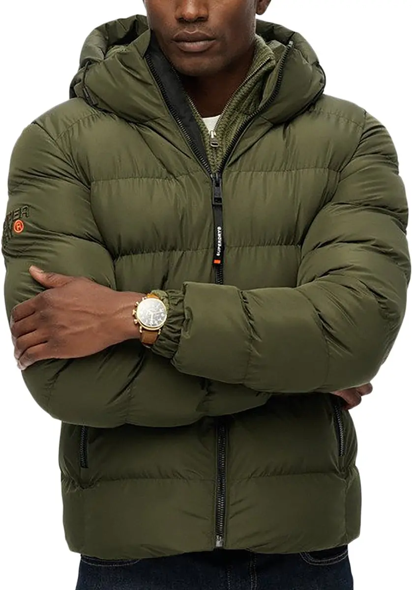 Superdry Sports Puffer Jack met Capuchon - M - afbeelding 6 van 6