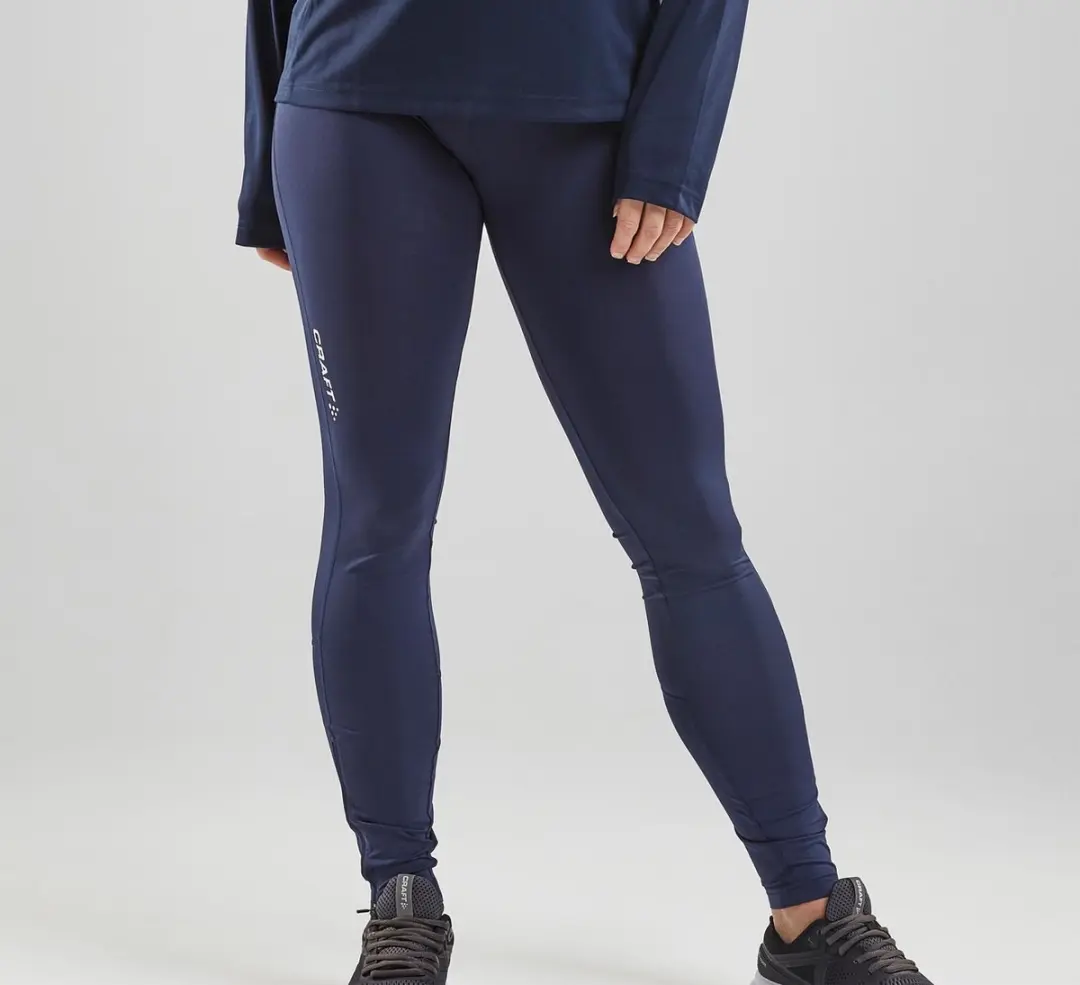 Craft Rush Zip Sportlegging Dames - Donkerblauw - afbeelding 4 van 5