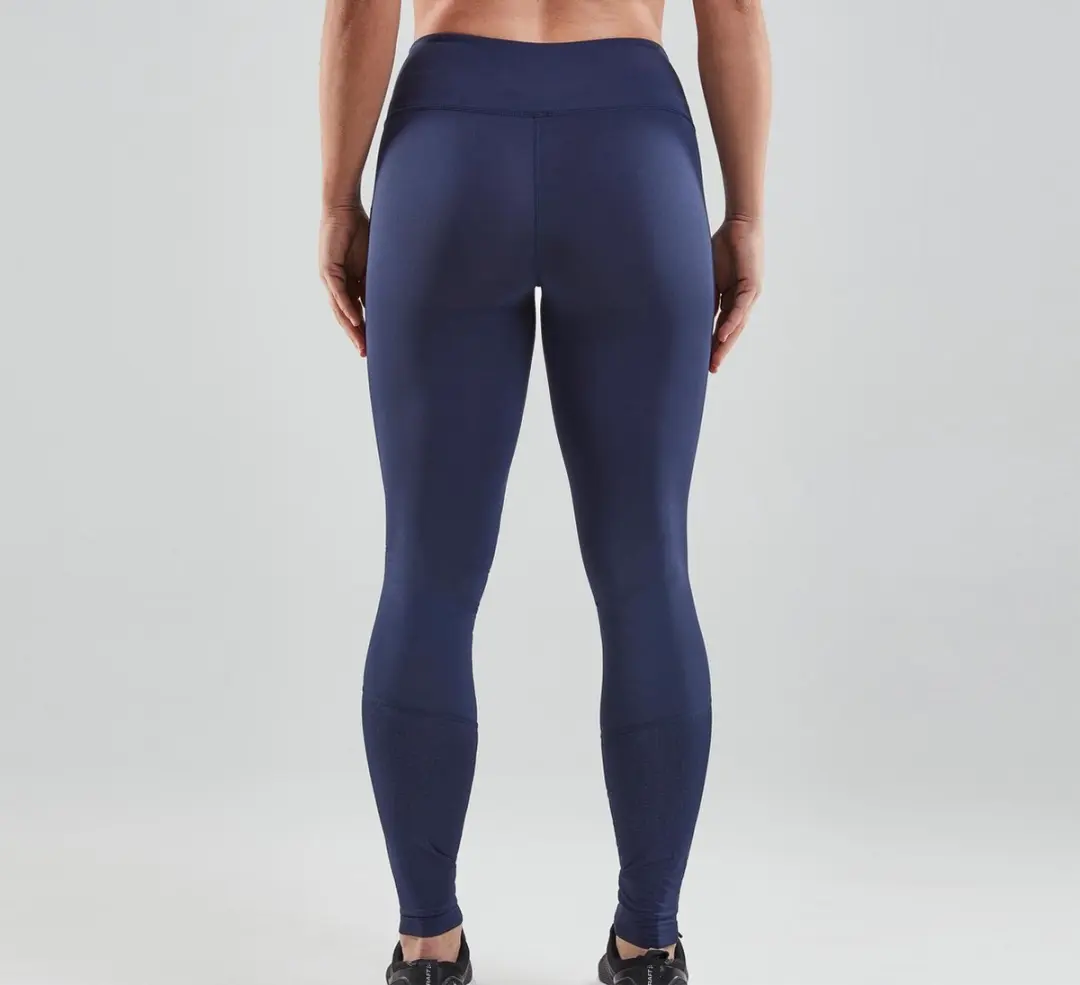 Craft Rush Zip Sportlegging Dames - Donkerblauw - afbeelding 2 van 5