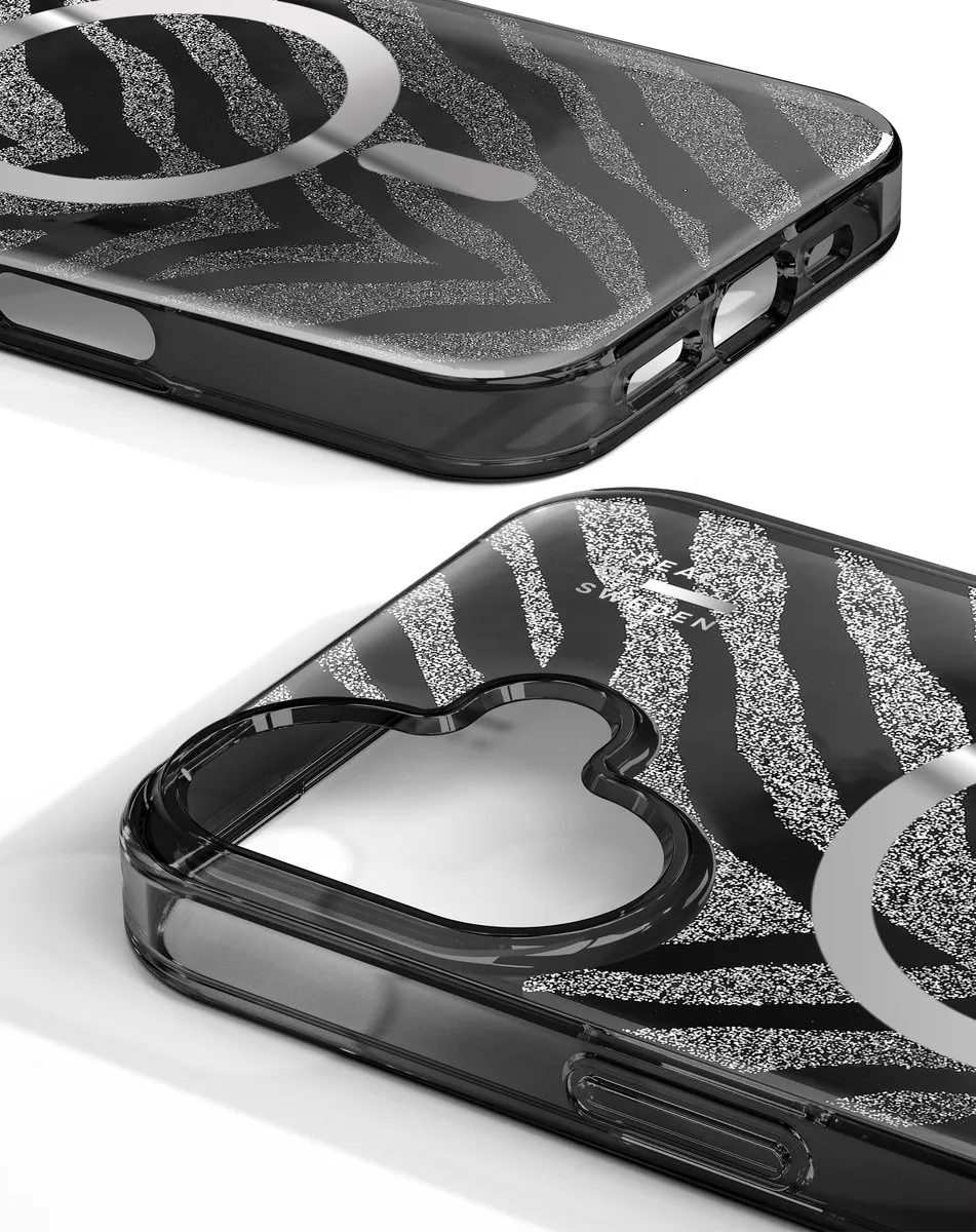 iDeal of Sweden Clear Case iPhone 17 - Zebra Mystique - IDCLCMS-I2561-573