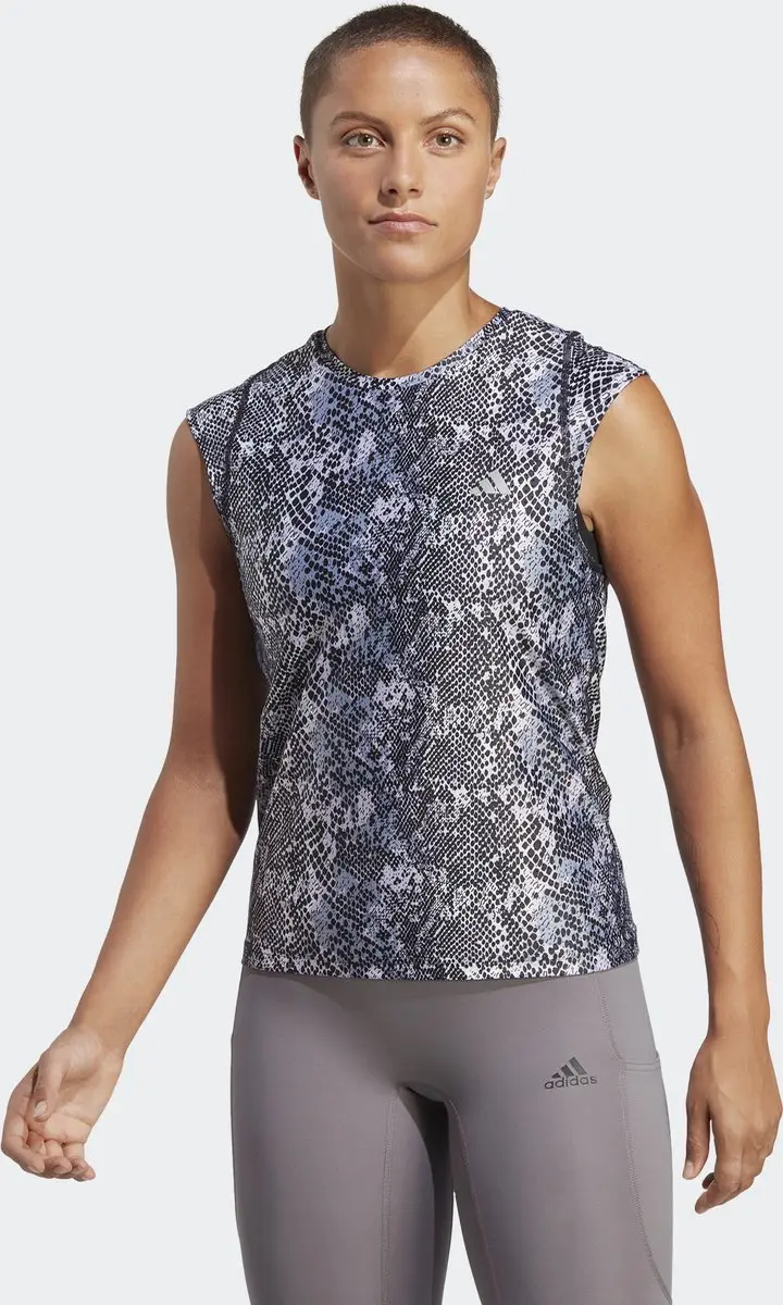adidas Fast Running T-shirt Parley Ocean Plastic - Dames - Zwart - afbeelding 5 van 6