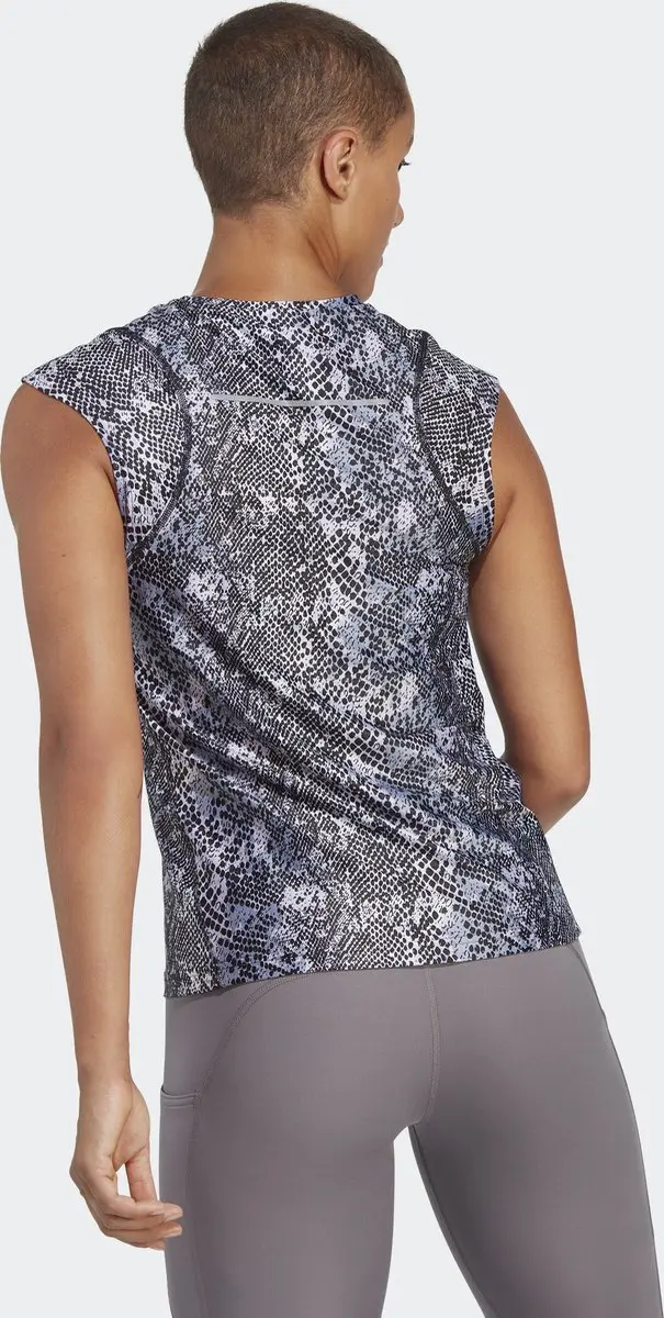 adidas Fast Running T-shirt Parley Ocean Plastic - Dames - Zwart - afbeelding 6 van 6