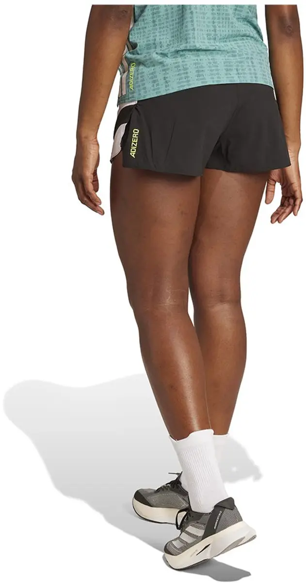 adidas Adizero Archive Running Gel 4'' Dames Short - Zwart - afbeelding 2 van 6
