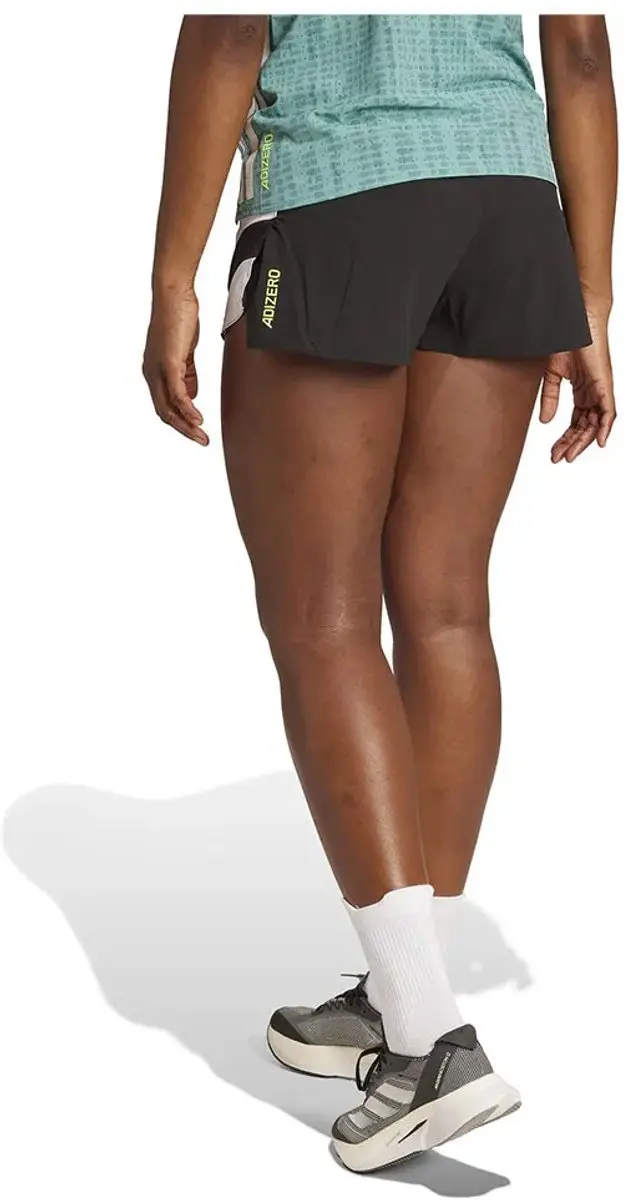 adidas Adizero Archive Running Gel 4'' Dames Short - Zwart - afbeelding 3 van 6