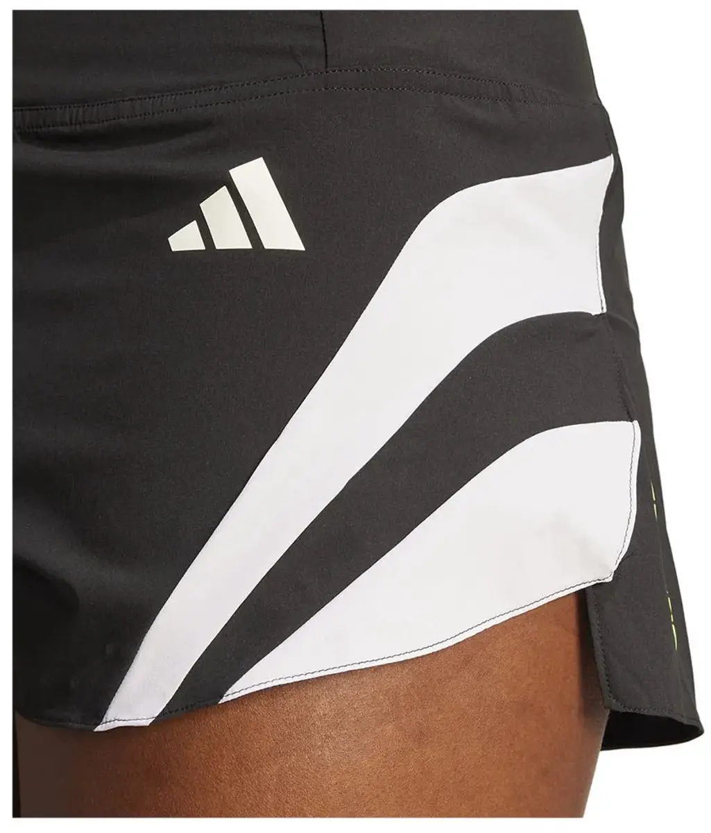 adidas Adizero Archive Running Gel 4'' Dames Short - Zwart - afbeelding 6 van 6
