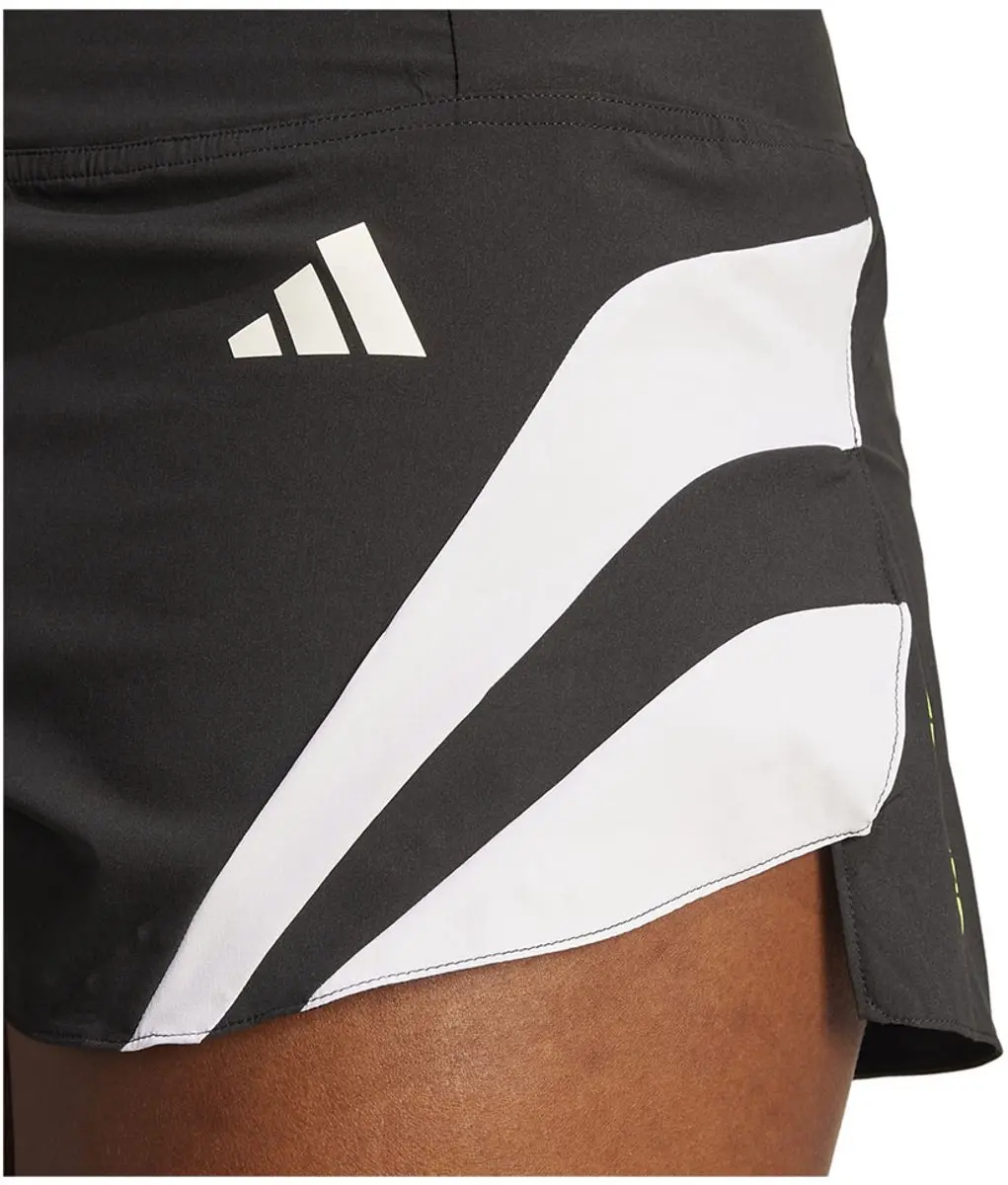 adidas Adizero Archive Running Gel 4'' Dames Short - Zwart - afbeelding 5 van 6