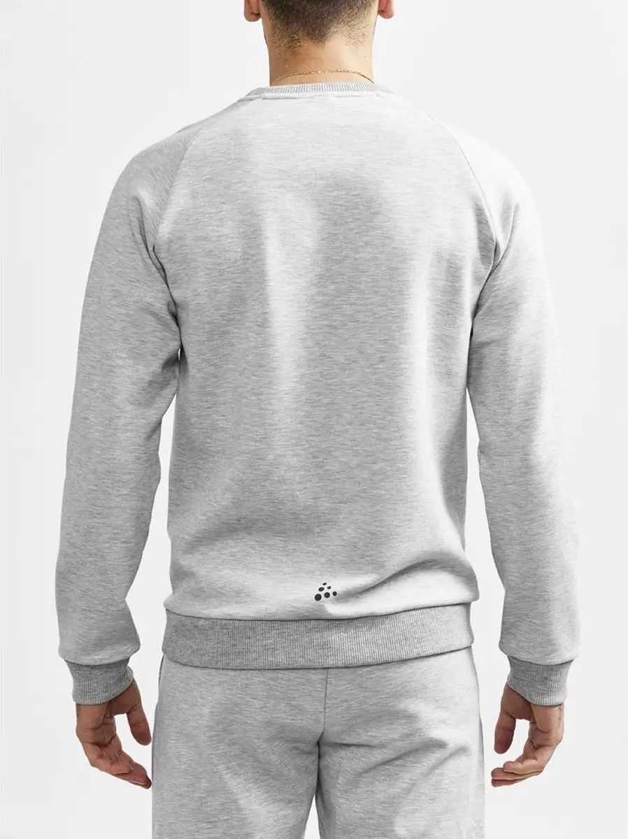 Craft CORE Soul Hood Sweatshirt - Grey Melange - M - afbeelding 3 van 5