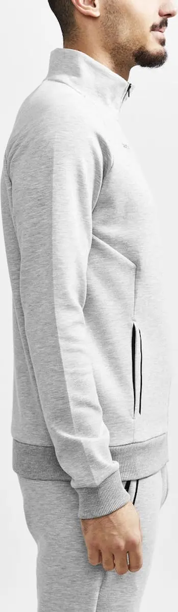 Craft CORE Soul Full Zip Jas - Grey Melange - M - afbeelding 4 van 5