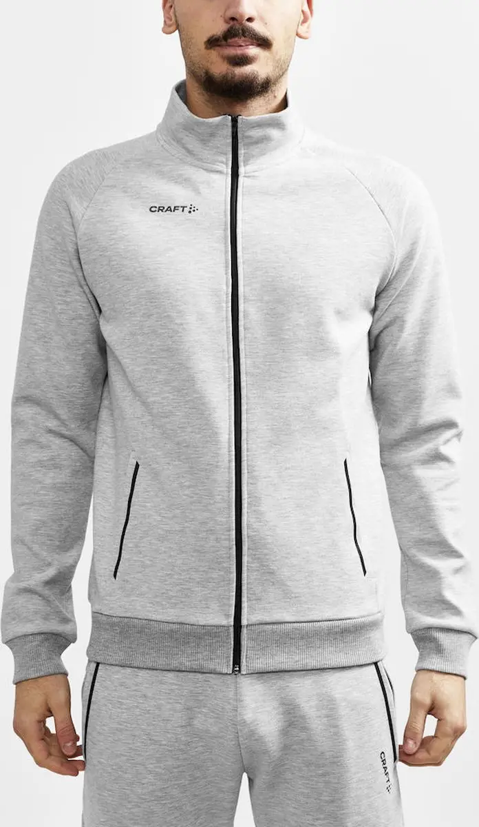 Craft CORE Soul Full Zip Jas - Grey Melange - M - afbeelding 2 van 5