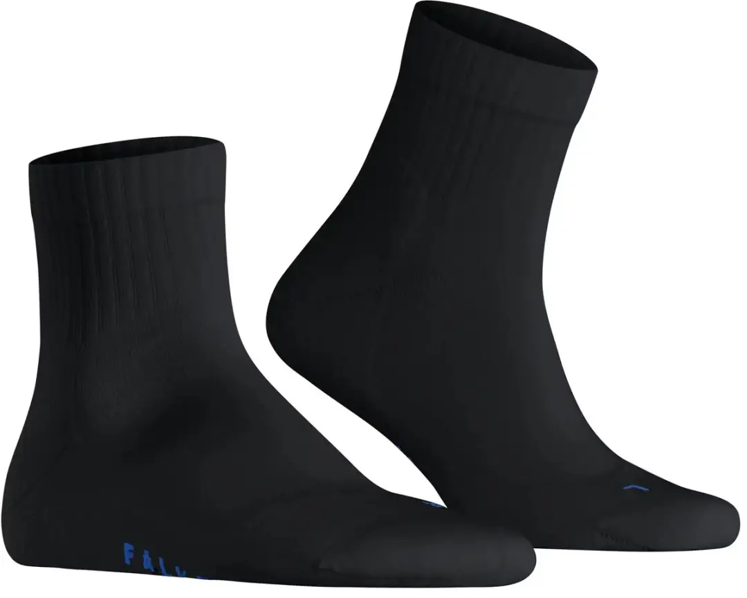 FALKE Run Rib Crew Sokken - Zwart - 37-38 - afbeelding 3 van 6