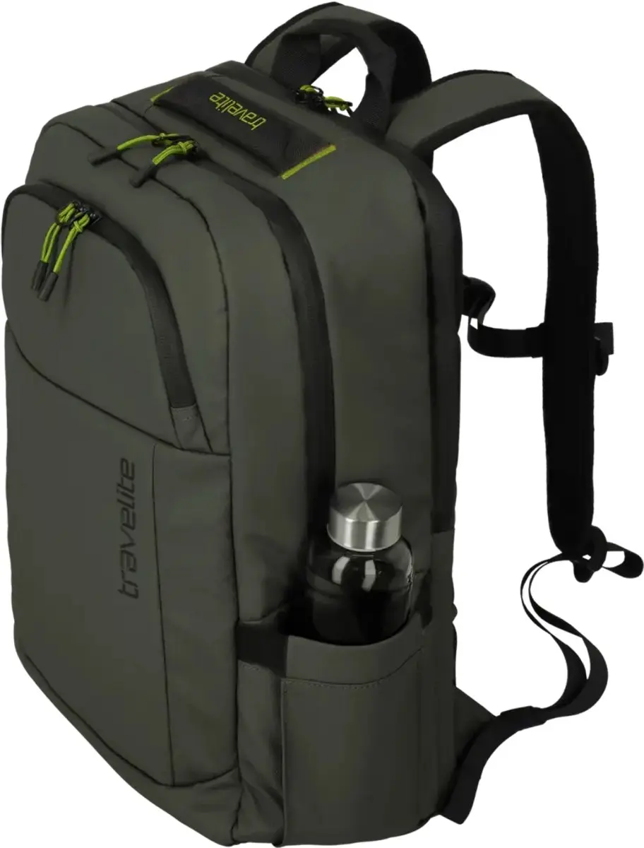 Travelite Briize Rugzak M - 23L - Khaki - afbeelding 6 van 6