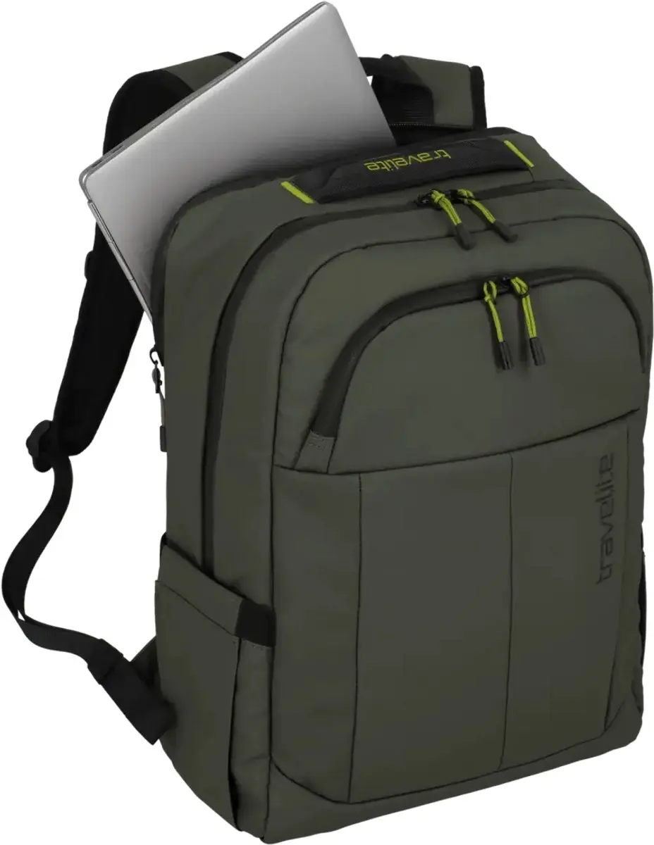 Travelite Briize Rugzak M - 23L - Khaki - afbeelding 4 van 6