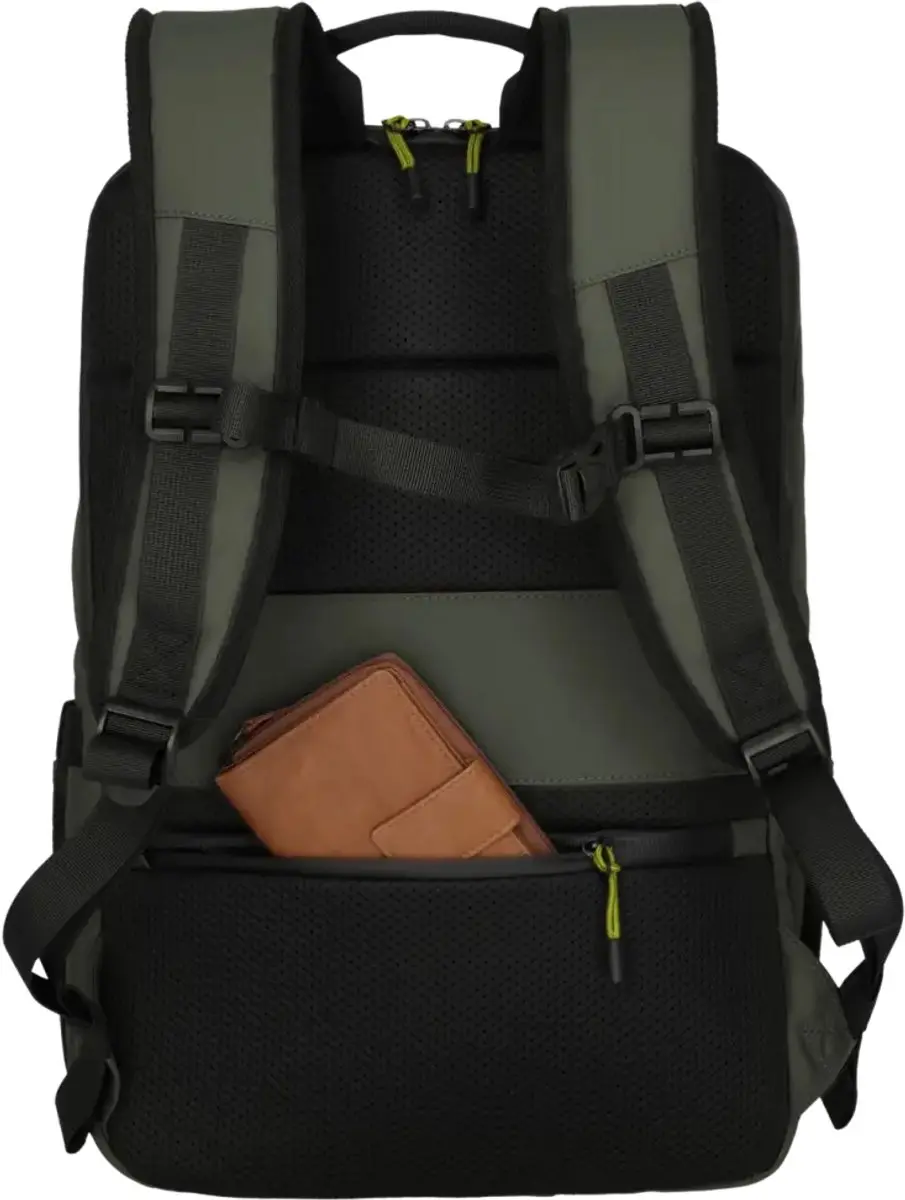 Travelite Briize Rugzak M - 23L - Khaki - afbeelding 3 van 6