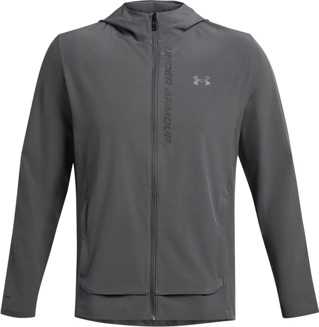 Under Armour OutRun The Storm Heren Sportjas - Castlerock - afbeelding 2 van 6