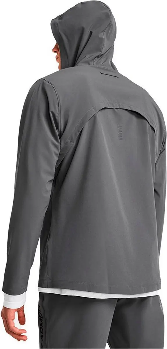 Under Armour OutRun The Storm Heren Sportjas - Castlerock - afbeelding 3 van 6