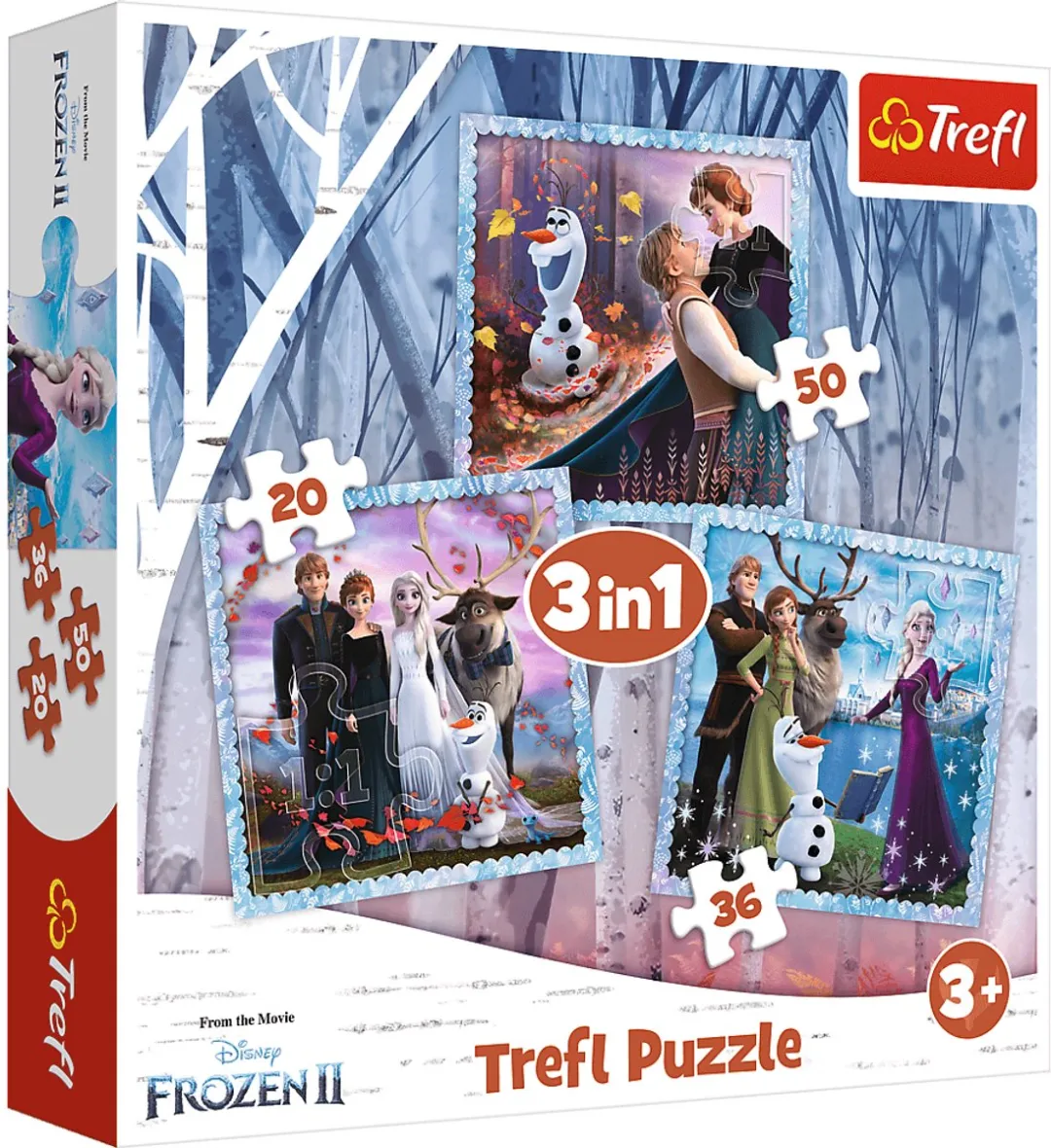 Trefl Frozen 3-in-1 Puzzel 231 Stuks