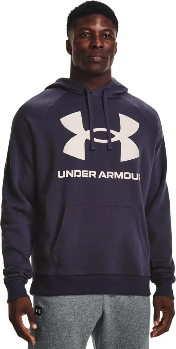 Under Armour Rival Fleece Big Logo HD Hoodie - Grijs - XL