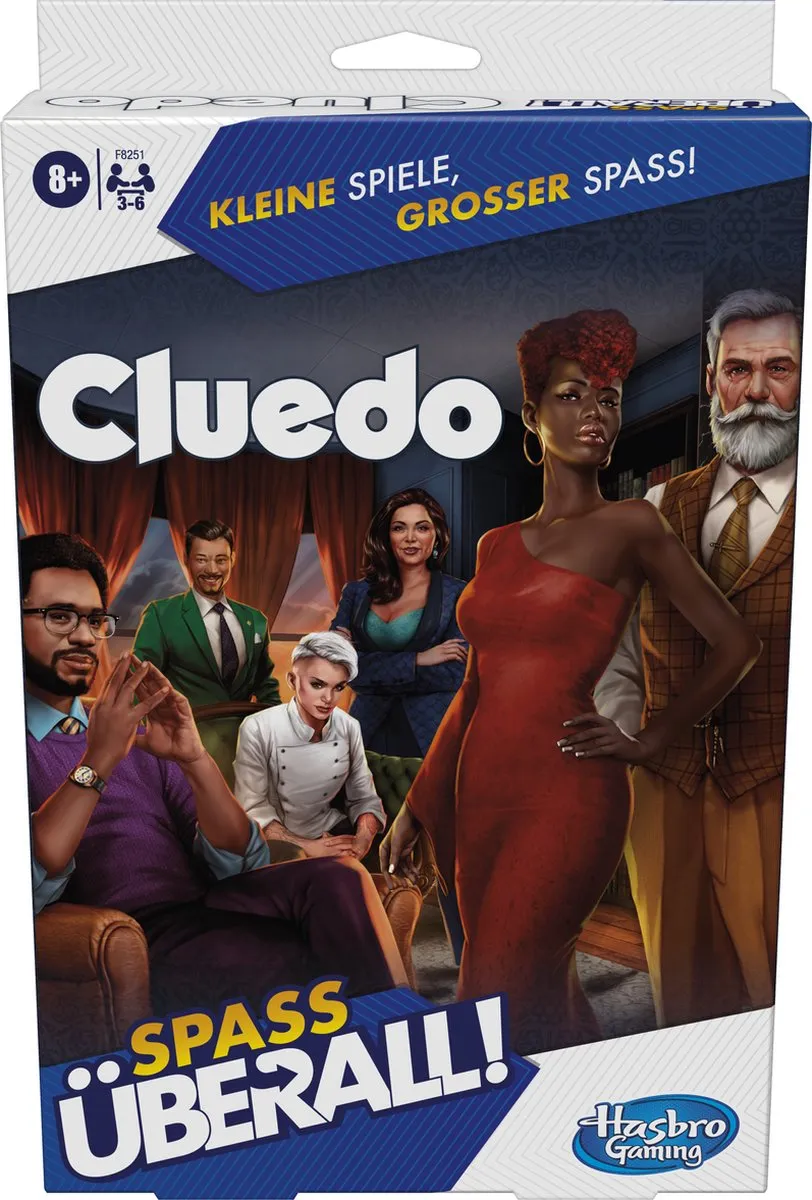 Hasbro Gaming Cluedo Grab & Go Detective Bordspel