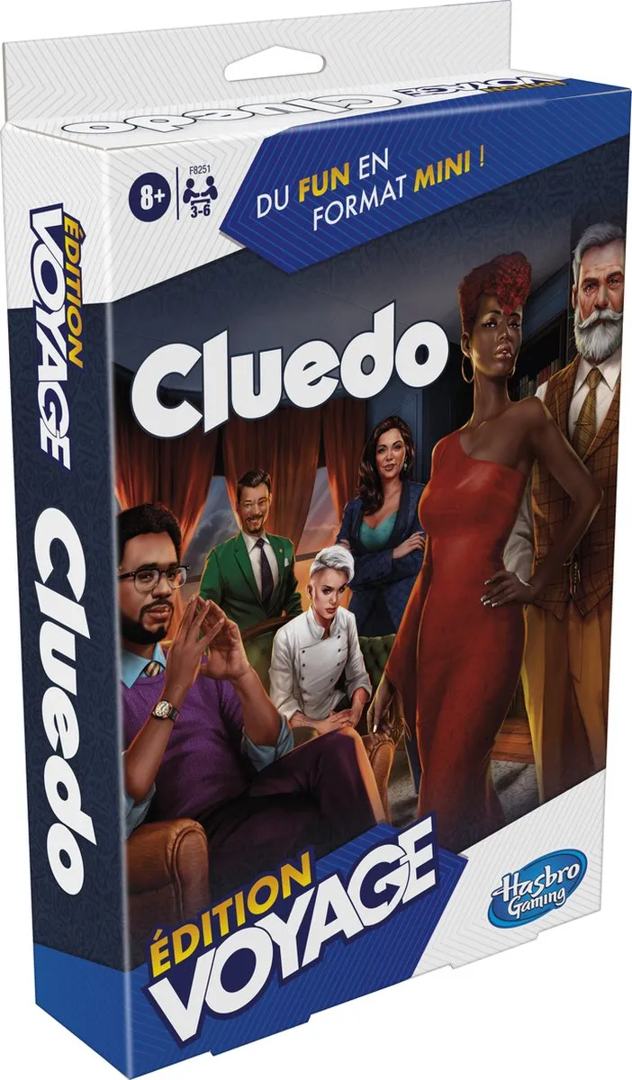 Hasbro Gaming Cluedo Grab & Go Detective Bordspel - 3-6 Spelers