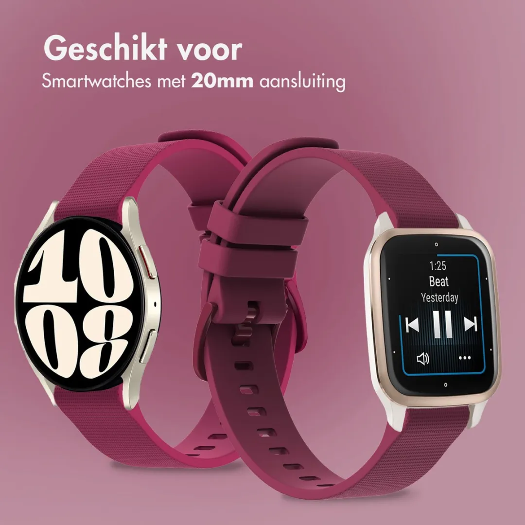 Imoshion Siliconen Sportbandje 20mm - Fuchsia
