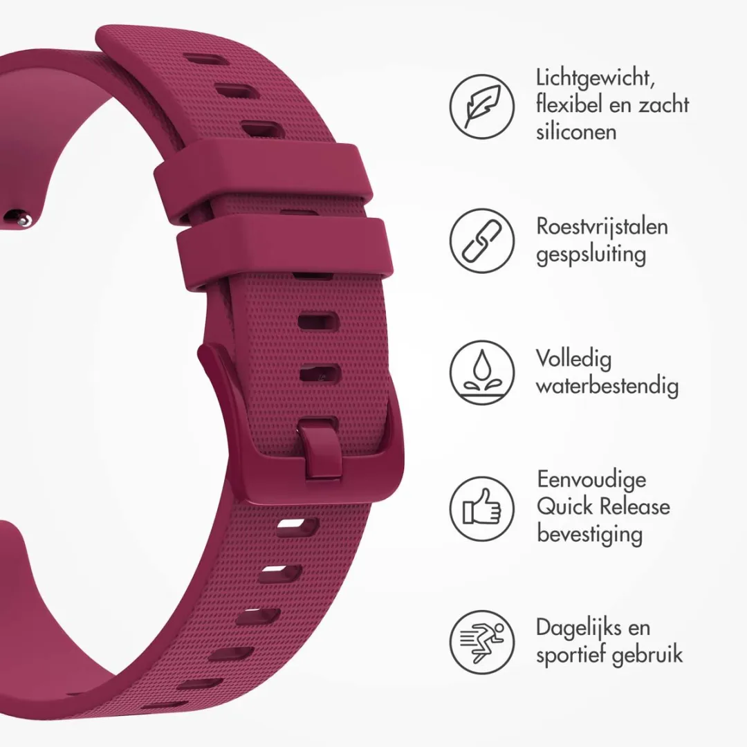 Imoshion Siliconen Sportbandje 20mm - Fuchsia
