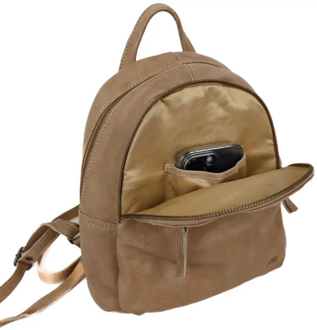 Bear Design Kim Rugzak - 6L - Beige - afbeelding 5 van 6