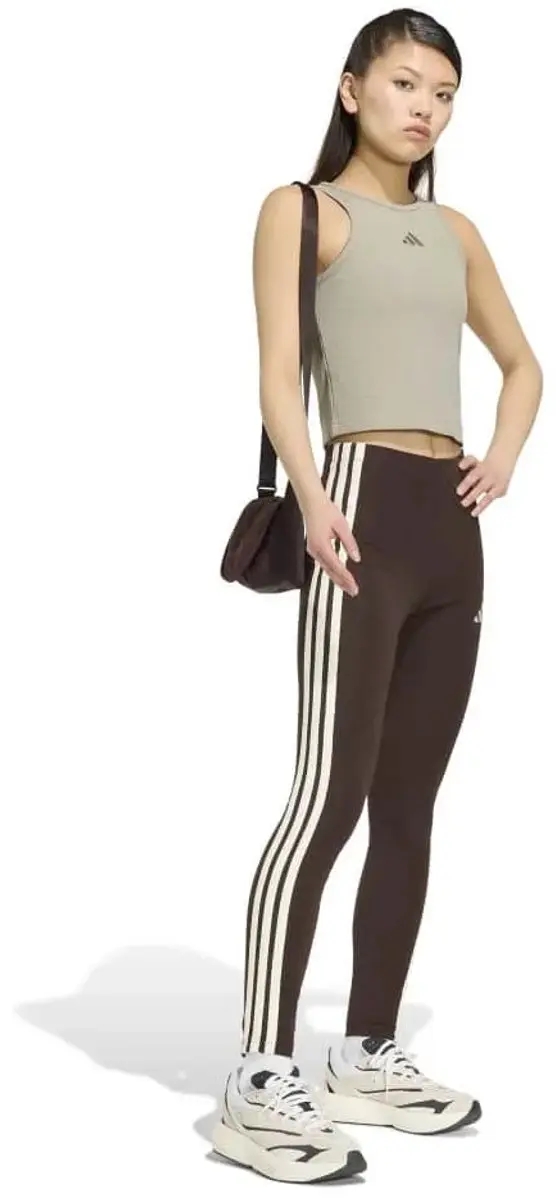 adidas Essentials 3-Stripes Katoenen Legging Dames - afbeelding 4 van 4