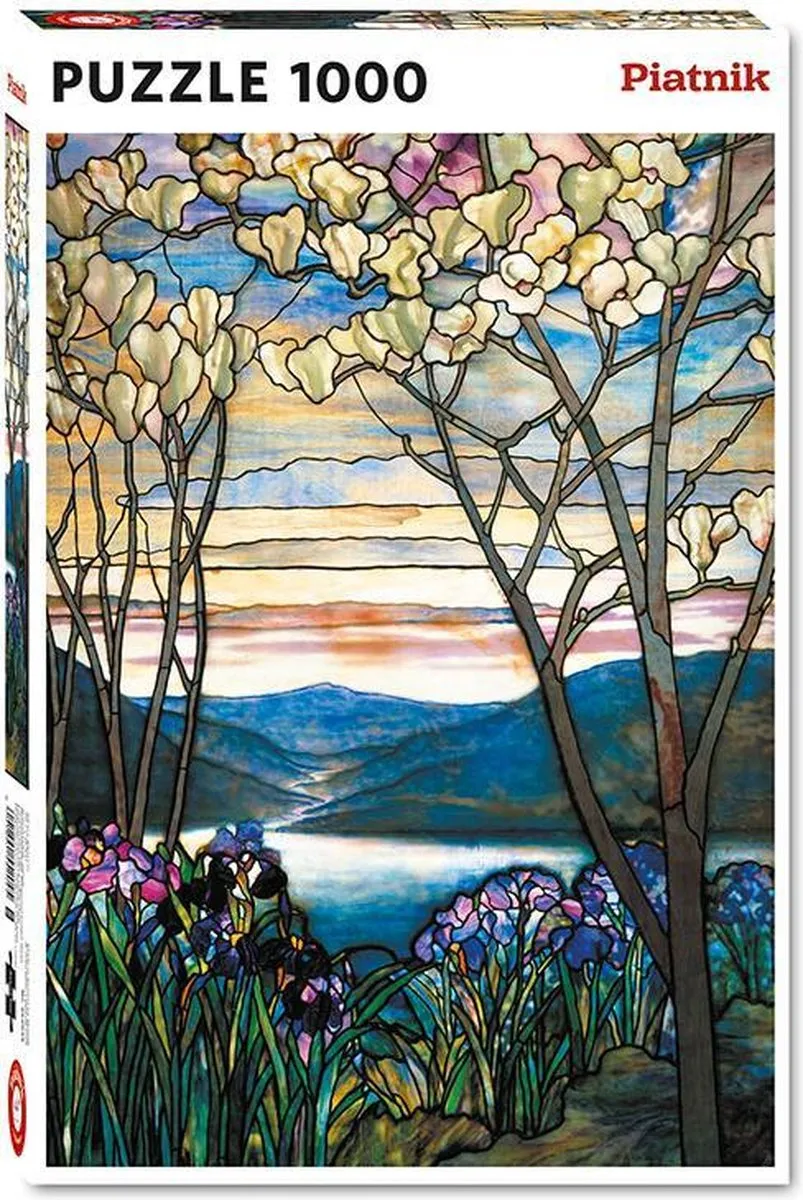Piatnik Magnolias and Irises Louis Comfort Tiffany Puzzel