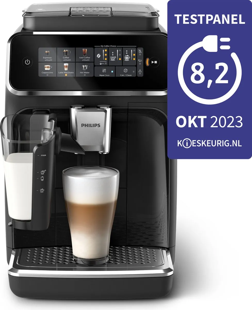Philips 3300 Series EP3341/50 Volautomaat - 5 Koffiesoorten - Zwart
