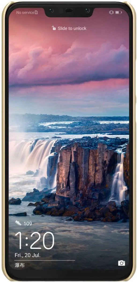 Nillkin Super Frosted Shield Case Huawei P Smart Plus - Goud - afbeelding 2 van 6