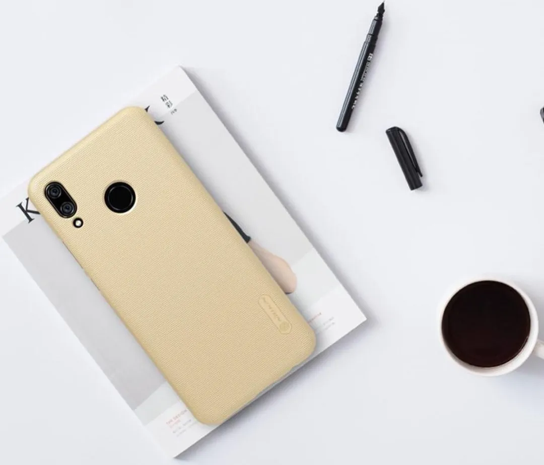 Nillkin Super Frosted Shield Case Huawei P Smart Plus - Goud - afbeelding 4 van 6