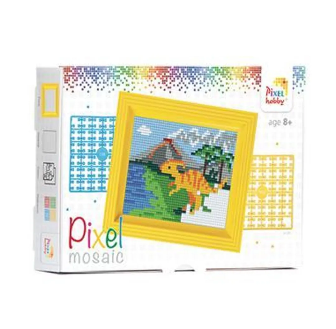 Pixelhobby Dinosaurus Geschenkverpakking - Multi